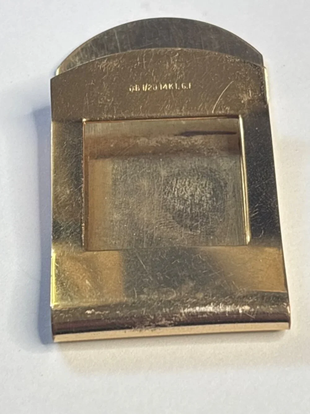 Vintage DB 1/20 14K Gold Filled Money Clip | Graduation Gift